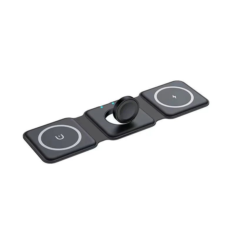 Chargeur Magnétique Pliable 3-en-1 Novelia