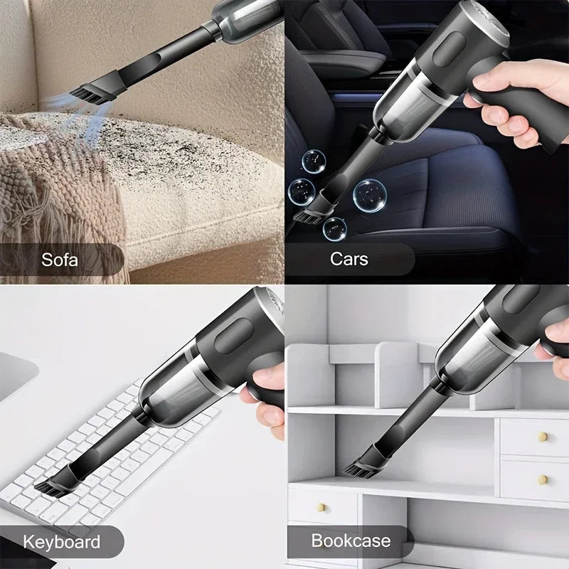 Mini Aspirateur Sans Fil Portable: il aspire et souffle